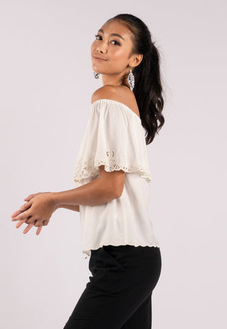 Bali Handmade Lace Women Miami Top Outfit