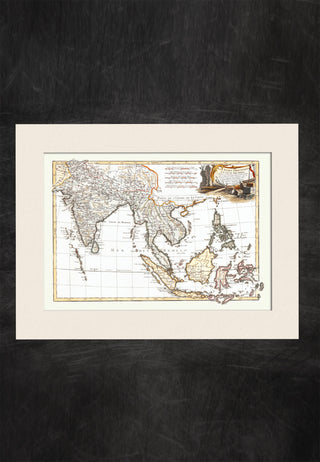 Southeast Asia, Frech Map - Year 1770