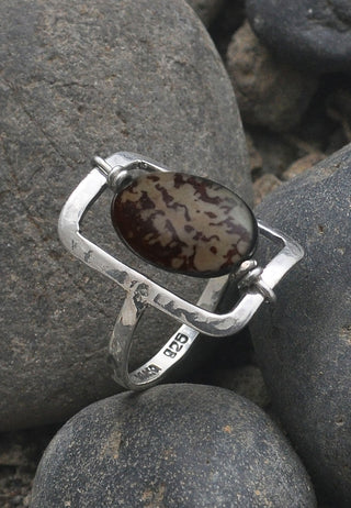 Lara Ring with Square Agate