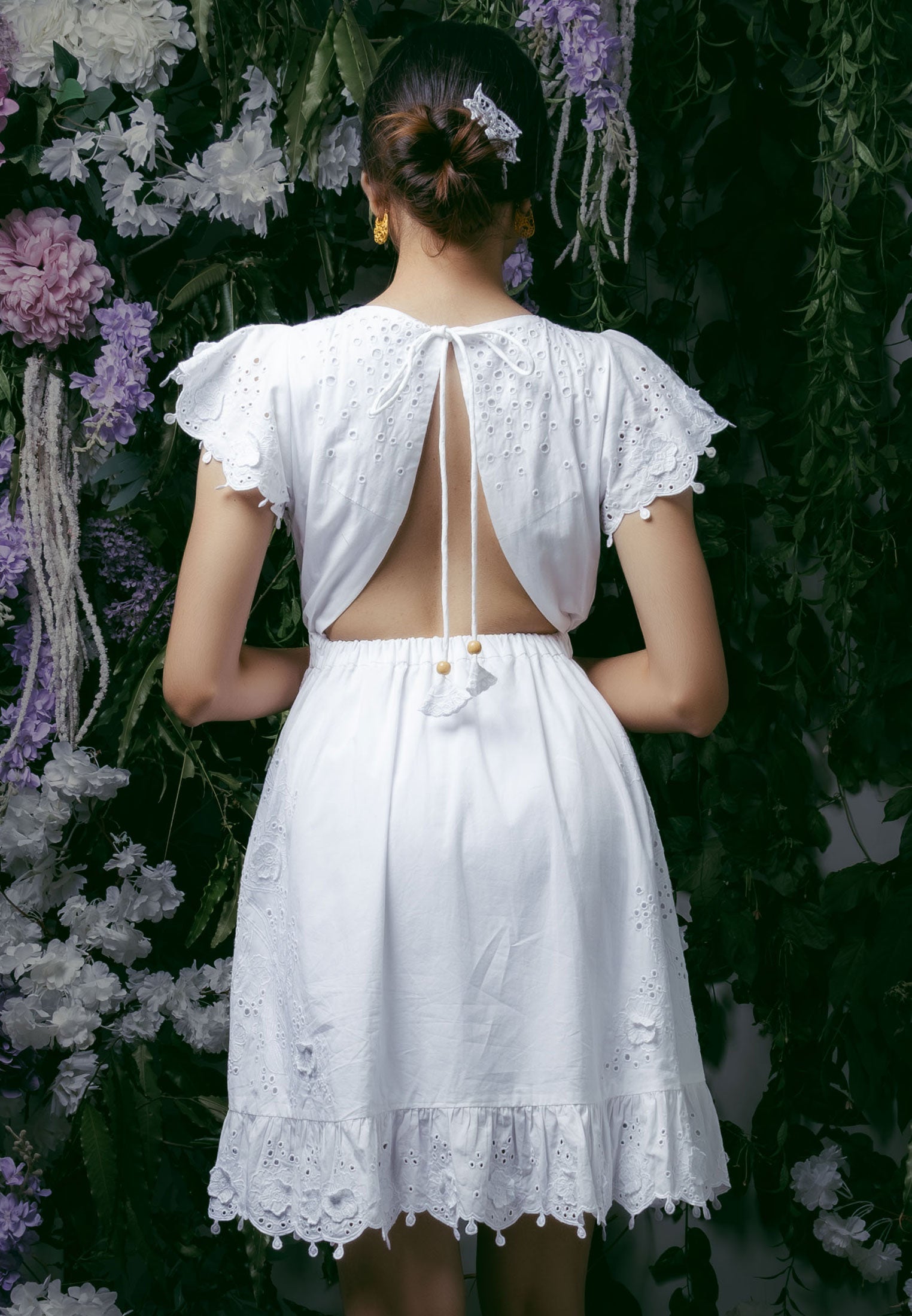 uluwatu lace dress Soraya Dress XS / White / 100% Rayon