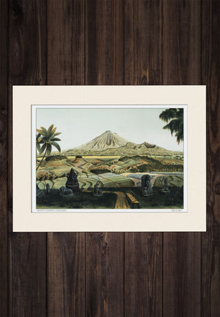 Mount Sumbing indonesia - year 1852